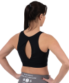 Hearts Sports Bra - Black