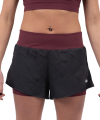 Hearts Combination Shorts - Grey/Burgundy