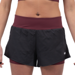 Hearts Combination Shorts - Grey/Burgundy