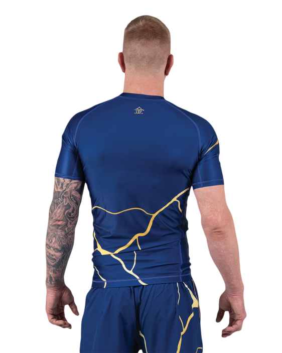 Kintsugi Rashguard - Blue