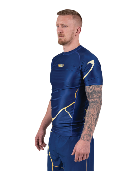 Kintsugi Rashguard - Blue