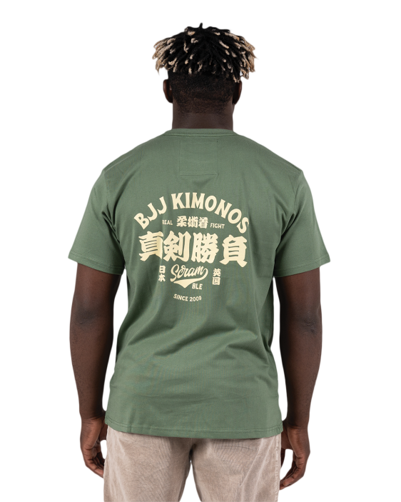 Kimono Label Tee - Green