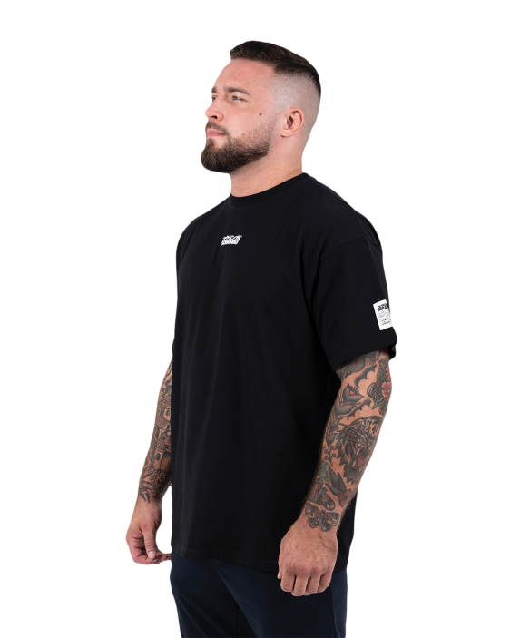 Logo Oversized Tee - Black