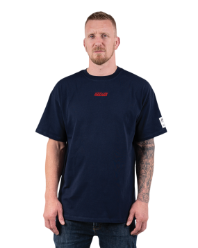 Logo Oversized Tee - Navy