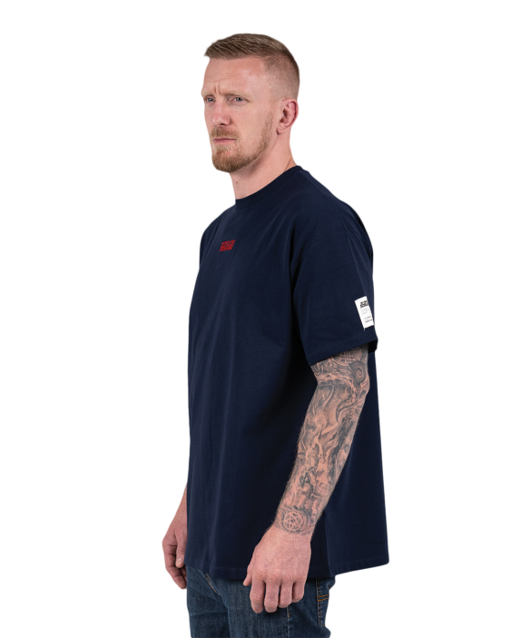 Logo Oversized Tee - Navy