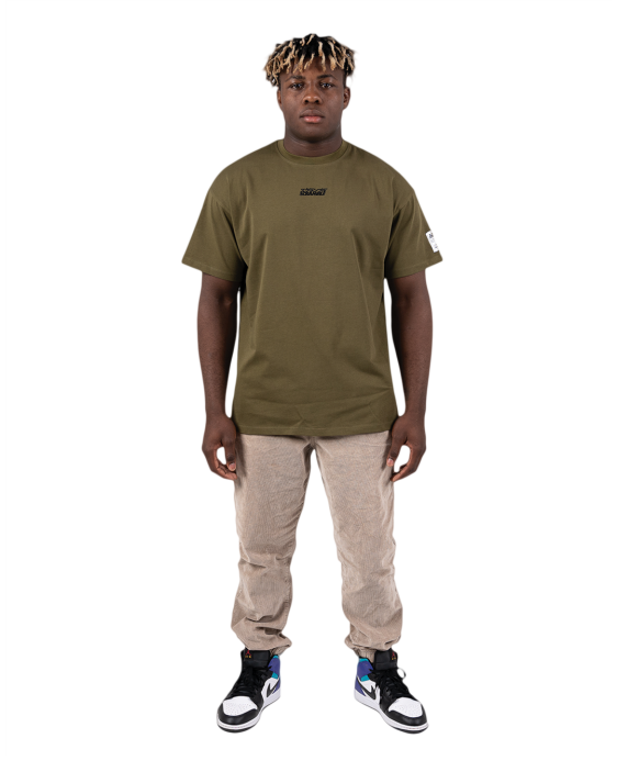 Logo Oversized Tee - Olive