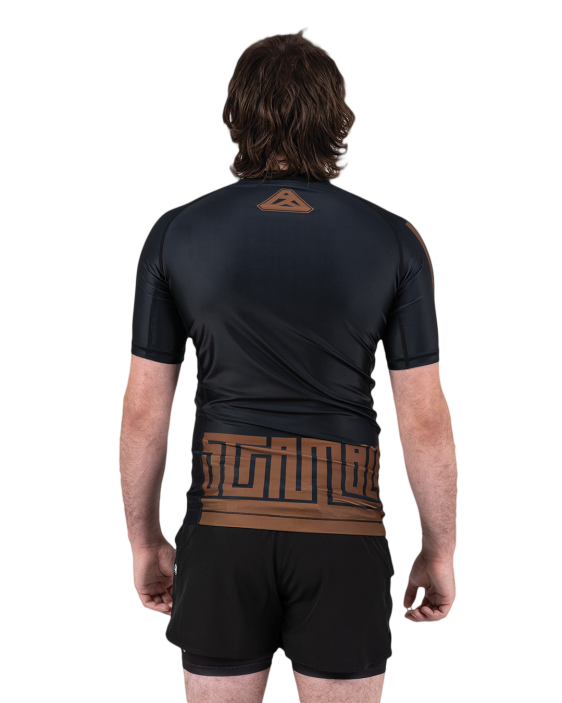 Ranked Rashguard - Brown