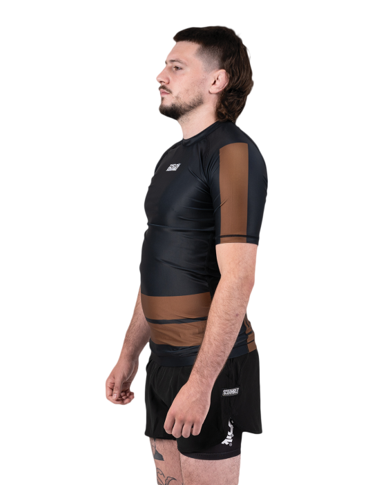 Ranked Rashguard - Brown