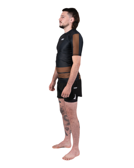 Ranked Rashguard - Brown