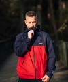 Ame Jacket - Red / Navy