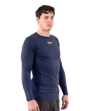 Shinobi Compression Top - Long Sleeve - Midnight Blue