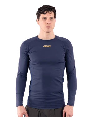 Shinobi Compression Top - Long Sleeve - Midnight Blue