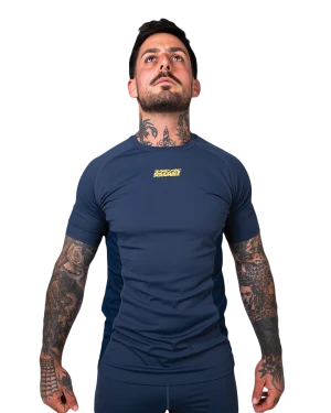 Shinobi Compression Top - Short Sleeve - Midnight Blue