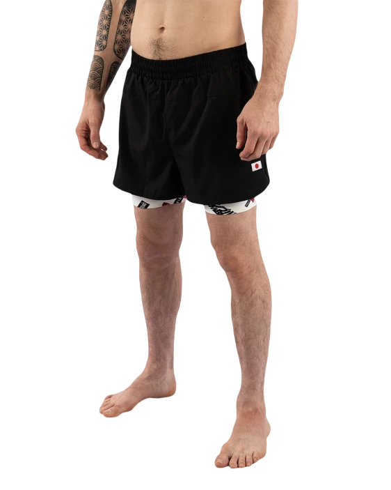 Scramble x Pancrase Combination Shorts