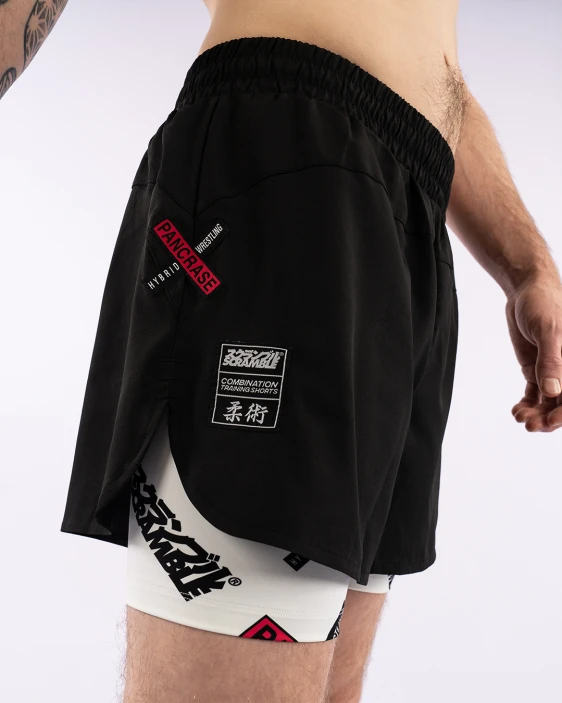 Scramble x Pancrase Combination Shorts