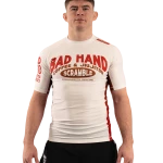 Scramble x Bad Hand Coffee Rashguard - White