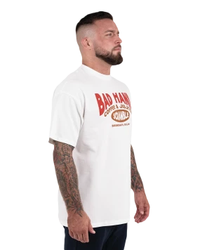 Scramble x Bad Hand Coffee T-Shirt - White