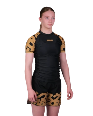 Baka Rashguard Kids - Black/Gold