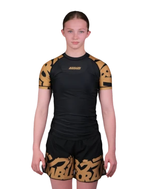 Baka Rashguard Kids - Black/Gold