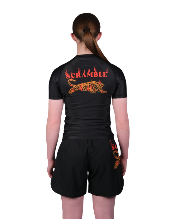 Burning Tiger Rashguard - Kids