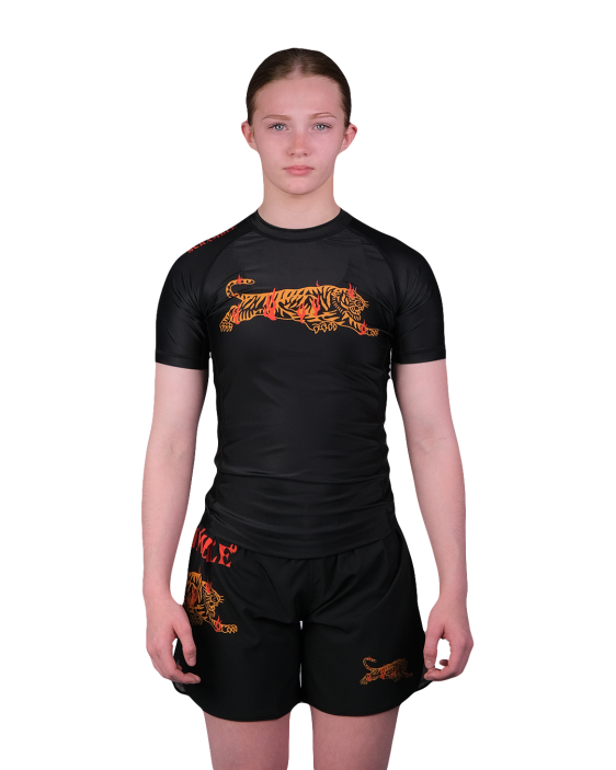 Burning Tiger Rashguard - Kids