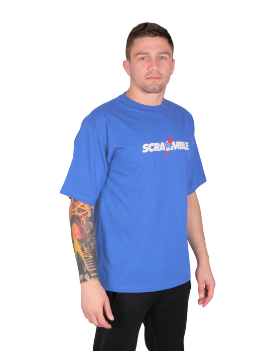 Scramble Never Die T-Shirt - Blue