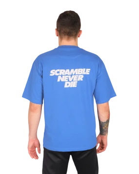 Scramble Never Die T-Shirt - Blue