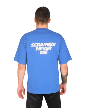 Scramble Never Die T-Shirt - Blue