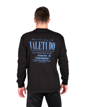 Vale Tudo T-Shirt Long Sleeve - Black