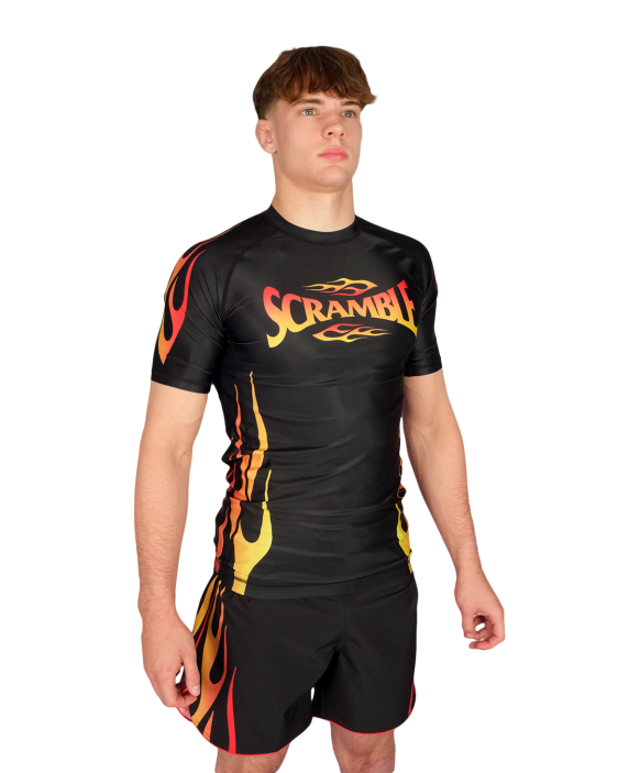 1998 Fire Rashguard - Black