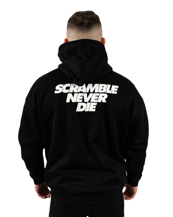 Scramble Never Die Hoodie - Black