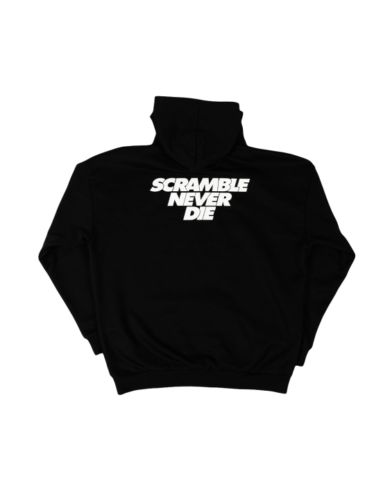 Scramble Never Die Hoodie - Black