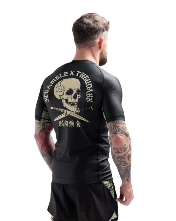 Scramble x Thrudark Enshu MK1 Rashguard - Short Sleeved Scramble x Thrudark Enshu MK1 Rashguard - Short Sleeved