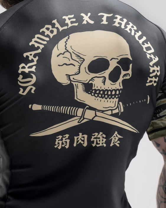 Scramble x Thrudark Enshu MK1 Rashguard - Short Sleeved Scramble x Thrudark Enshu MK1 Rashguard - Short Sleeved