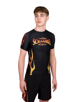 1998 Fire Rashguard Kids - Black