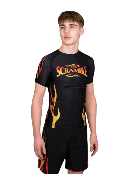 1998 Fire Rashguard Kids - Black