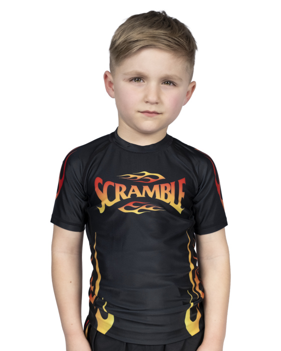 1998 Fire Rashguard Kids - Black 1998 Fire Rashguard Kids - Black