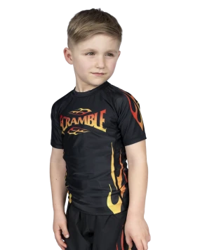 1998 Fire Rashguard Kids - Black