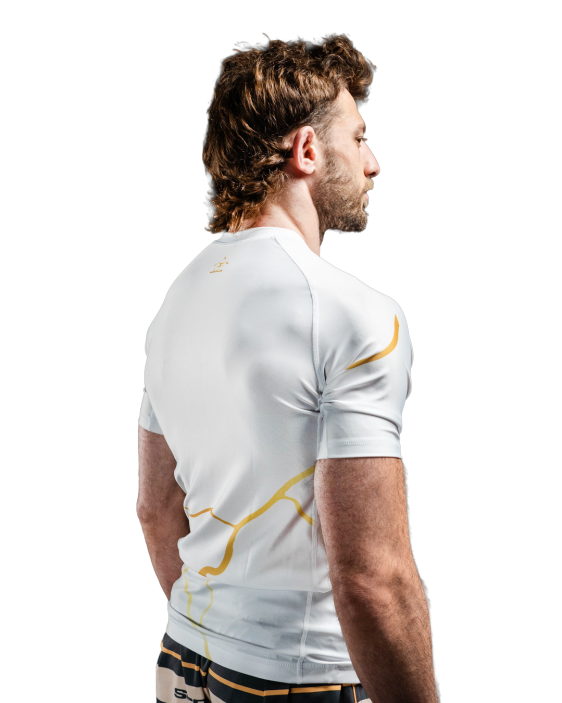 Kintsugi Rashguard - White