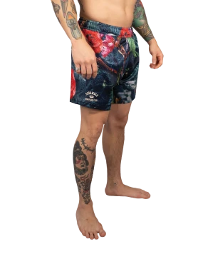Mesh Hybrid Grappling Shorts - Ohana Camo