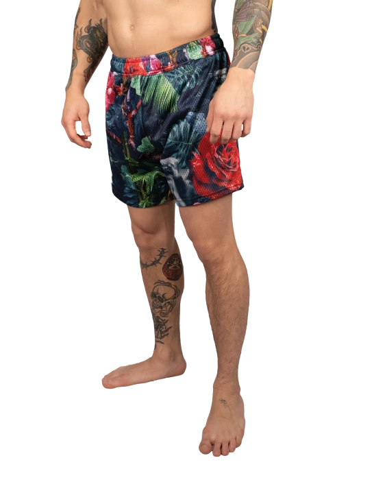 Mesh Hybrid Grappling Shorts - Ohana Camo Mesh Hybrid Grappling Shorts - Ohana Camo