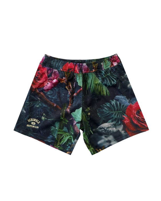 Mesh Hybrid Grappling Shorts - Ohana Camo Mesh Hybrid Grappling Shorts - Ohana Camo