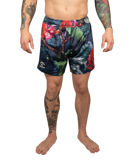 Mesh Hybrid Grappling Shorts - Ohana Camo Mesh Hybrid Grappling Shorts - Ohana Camo