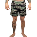 Mesh Hybrid Grappling Shorts - Tiger Camo