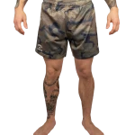 Mesh Hybrid Grappling Shorts - Woodland Camo