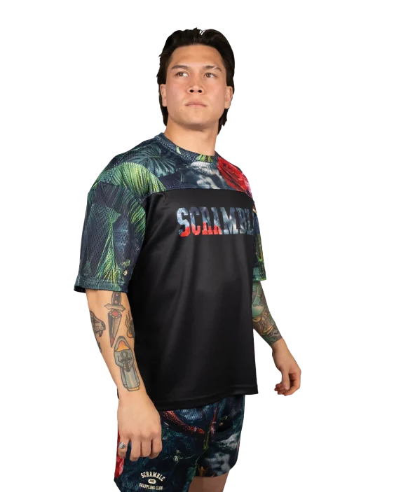 Mesh Hybrid Grappling Top - Ohana Camo