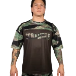 Mesh Hybrid Grappling Top - Tiger Camo