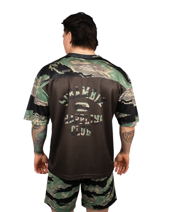 Mesh Hybrid Grappling Top - Tiger Camo Mesh Hybrid Grappling Top - Tiger Camo