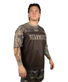 Mesh Hybrid Grappling Top - Woodland Camo Mesh Hybrid Grappling Top - Woodland Camo