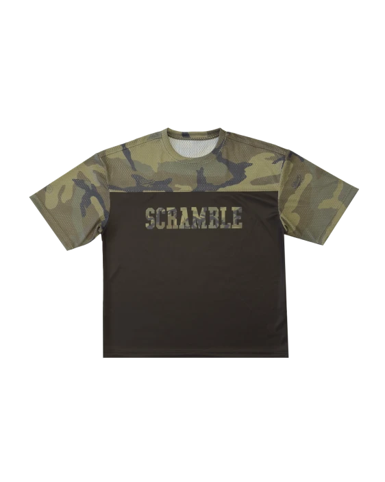Mesh Hybrid Grappling Top - Woodland Camo Mesh Hybrid Grappling Top - Woodland Camo